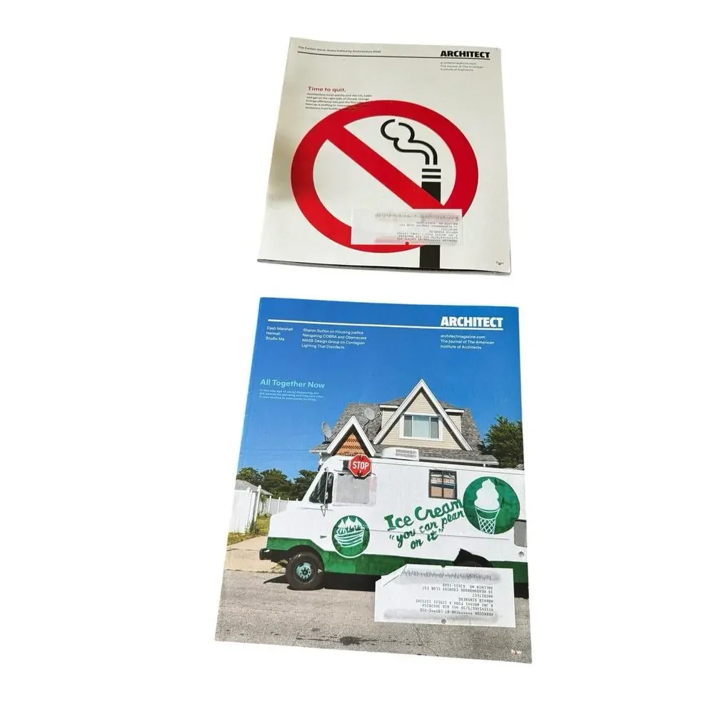 Architect Magazine‎ Lot 8 Issues 2020 AIA Architecture Design Journal Carbon